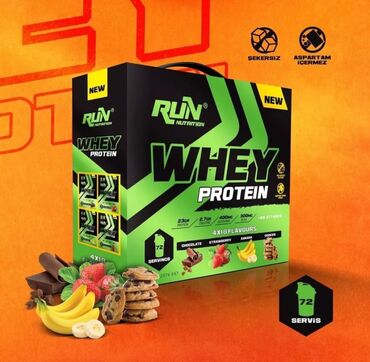 kökəlmək üçün protein: Whey Protein- 𝟒 𝐟ə𝐫𝐪𝐥𝐢 𝐚𝐫𝐨𝐦𝐚 𝐛𝐢𝐫 𝐪𝐮𝐭𝐮𝐝𝐚. 𝙈ə𝙝𝙨𝙪𝙡 𝟳𝟮 ə𝙙ə𝙙𝙡𝙞𝙠 𝙗𝙞𝙧