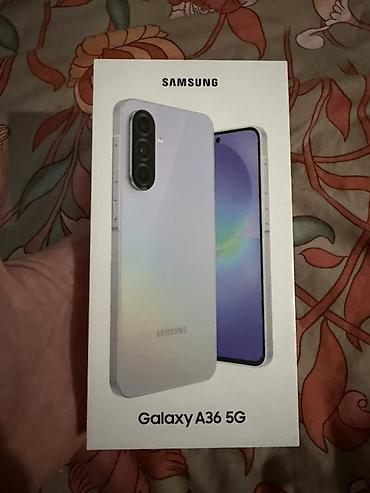 самсунк а 35: Samsung Galaxy A36 5G, Новый, 256 ГБ, цвет - Фиолетовый, 2 SIM — 1