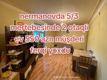 квартира посуточно баку: Nermanovda 5/3 mertebesinde 2 otaqli ev 550 azn mûşderi ferqi yoxdu