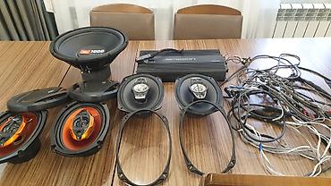 Колонки и сабвуферы: Avtomobil üçün tam audio set Hec vaxt temirde olmayib her bir şunuru — 1