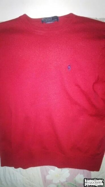Džemperi: Džemper, M, L, XL, Ralph Lauren, bоја - Crvena, Vuna — 10