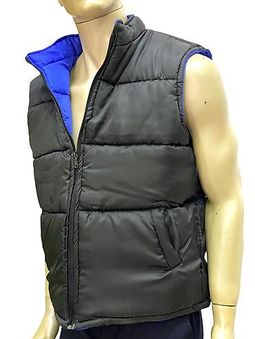 ev geyimler: Kişi üçün yüngül izolyasiyalı jilet - Model: qoltuqsuz, boyun hissəsi — 10