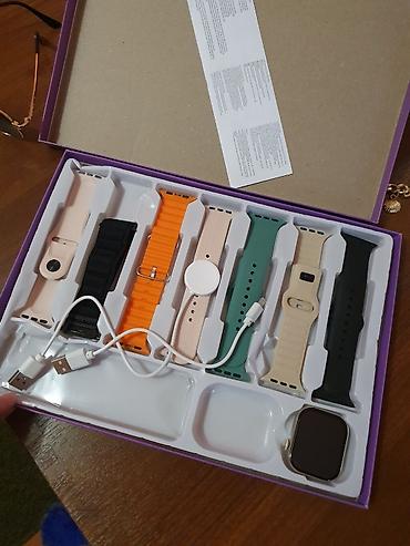 apple watch 6женские: ПРОДАЁТСЯ - набор под apple watch, часы, 5 съёмных ремешков, зарядное — 3