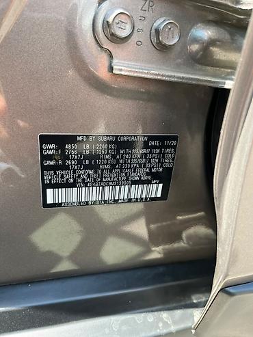 низкий кабина: Subaru Outback: 2020 г., 2.5 л, Вариатор, Бензин, Универсал — 3