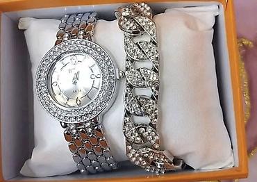 Ručni satovi: Elegantni setovi ručnih satova sa narukvicama - Komplet sadrži: ručni — 9