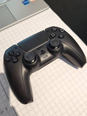 PlayStation DualSense (PS5) oyun pulti – qara rəng. Əla