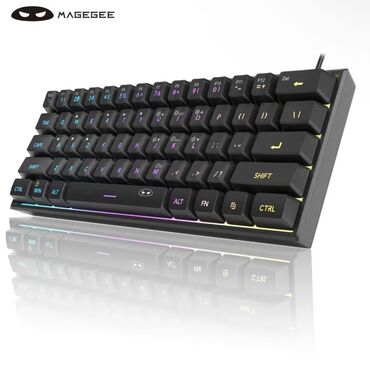 klaviatura: 🎮 MageGee Mini 60% Oyun Klaviaturası Rahatlıq, performans və RGB