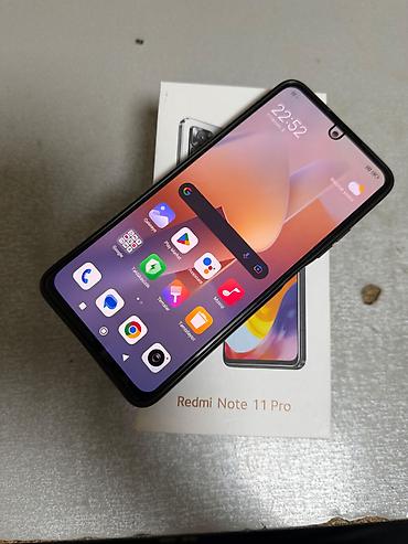 redmi note 6 pro: Redmi Note 11 Pro, 128 GB, rəng - Boz, Barmaq izi, İki sim kartlı, Face ID — 1