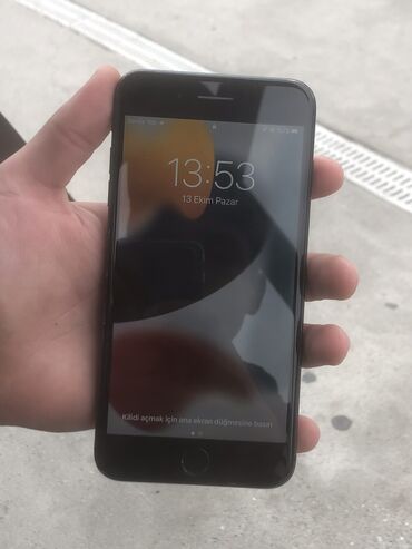 iphone 14 pro max azerbaycan qiymeti: IPhone 7 Plus, 128 GB, Qara, Barmaq izi