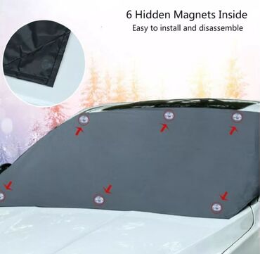 Auto oprema: V3 Pokrivač sa magnetima za vetrobransko staklo Cerada sa — 5