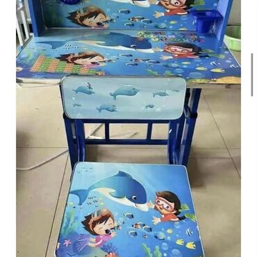 Setovi stolova i stolica: Dečiji set – podesivi radni sto sa stolicom - Namenjen za decu za — 2