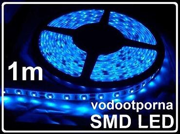 drveni stol: Vodootporna SMD LED traka – plavo svetlo, dužina 1 m - Tip: SMD LED — 1