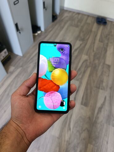 Infinix: Samsung Galaxy A51, rəng - Qara, Barmaq izi