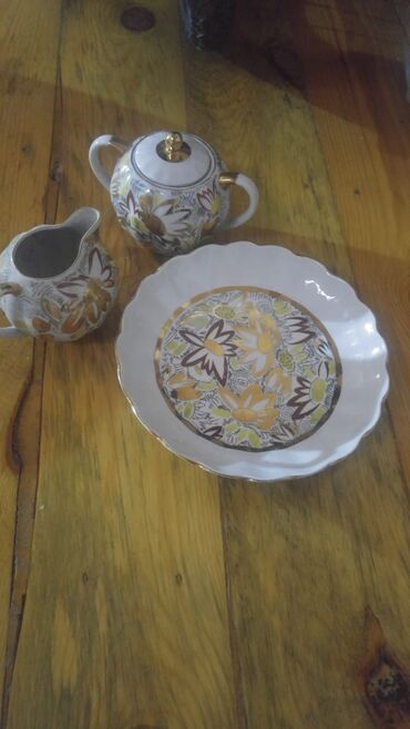 кофейный сервиз мадонна: Çay dəsti, 3 nəfərlik