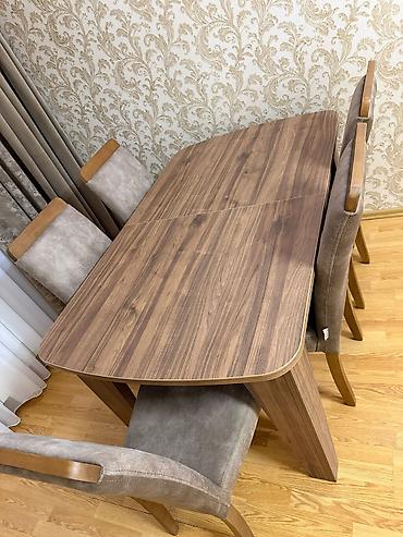 Digər mebel: *399₼ MASA desti :-TƏCİLİ SATILIR‼️* 6oturacağı var demək olar yenidi — 1