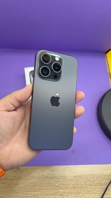 Apple iPhone: IPhone 15 Pro, Б/у, 256 ГБ, Коробка, 100 % — 16