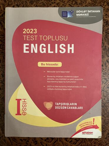 Testlər: İngilis dili Testlər 11-ci sinif, DİM, 1-ci hissə, 2023 il