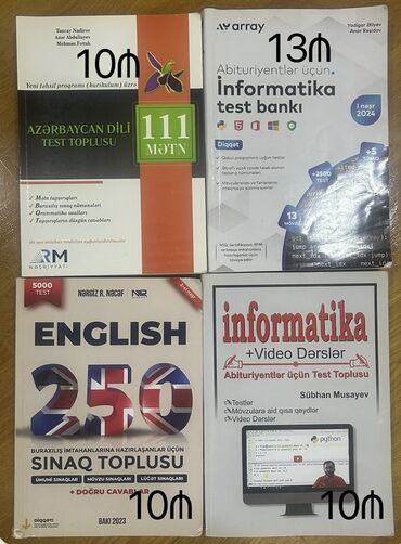 informatika 10: Bu Azərbaycan dili test toplusu yeni təhsil proqramı (kurikulum) üzrə