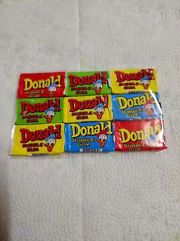 şokolad: Məhsul: Donald Bubble Gum – saqqız Təsvir: - Klassik “Donald Bubble — 3