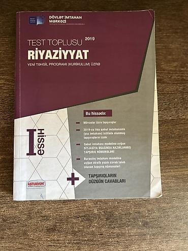 Testlər: Məhsul: “Test Toplusu – Riyaziyyat (Yeni Təhsil Proqramı – Kurikulum — 1