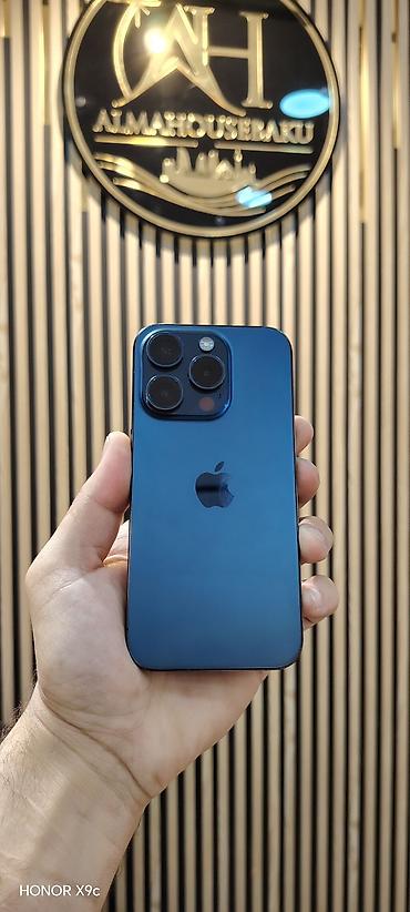 17 pro max planshet: IPhone 15 Pro, 256 ГБ, Blue Titanium, Беспроводная зарядка, Face ID, С документами — 1