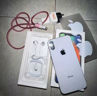 Apple iPhone: IPhone X, 64 GB, Ağ, Barmaq izi, Face ID