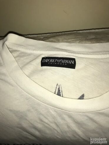 Majice: Majica na kratke rukave, L, XL, Giorgio Armani, bоја - Crna, Pamuk — 10