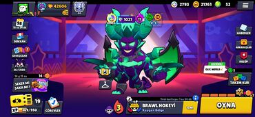 Musiqi alətləri: Brawl Stars hesabı – yüksək kuboklu və nadir görünüşlərlə dolu hesapda