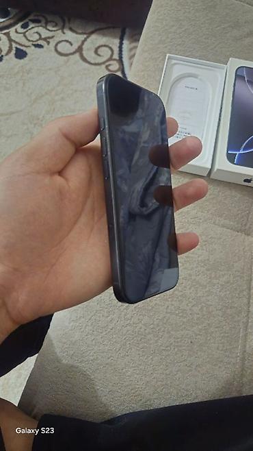iphone pro max 13: IPhone 16 Pro, Б/у, 256 ГБ, Черный, Коробка, 90 % — 4