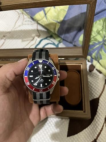 водонепроницаемые часы: Наручные часы Casio Дуро в дайверском стиле с выразительным спортивным — 1