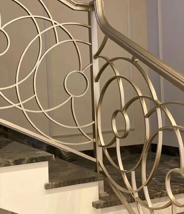 Pilləkən məhəccərləri: Metal en mmc olaraq istədiyiniz forma və ölçüde demir işlerinin — 22