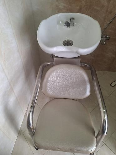 Salon, tibbi mebel: Salon üçün saç yuma stansiyası - Keramika yuma kasası: dərin, baş — 1