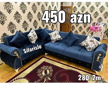 Sifarişlə divanlar: Divan, Qonaq otağı üçün, Parça, Bazasız, Açılmayan — 40