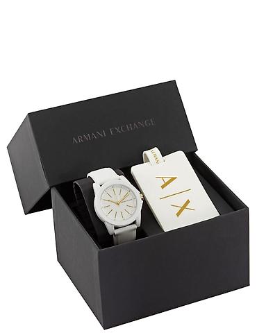 saat kişi: Armani Exchange kişi/qadın qol saatı – hədiyyə qutusu ilə set - — 1
