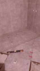 Kafel və metlax: Mərmər naxışlı keramika kafel/divar örtüyü – dekorativ vanna otağı və — 21