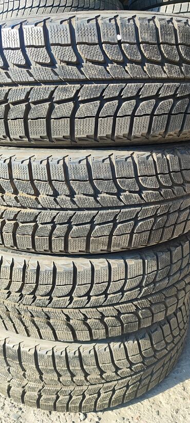 Диски: Шины 225 / 65 / R 17, Зима, Б/у, Комплект, Легковые, Япония, Michelin