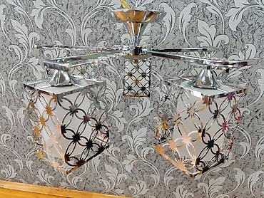 İşıqlandırma: Çılçıraq, 5 lampa, Metal — 7