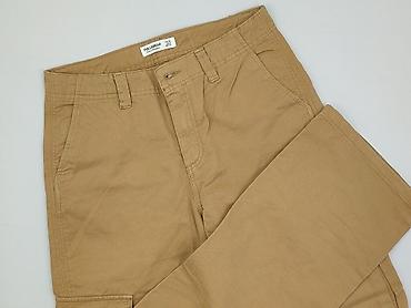 czarne cargo pull and bear: PULL&BEAR, Spodnie cargo damskie, rozmiar S — 1