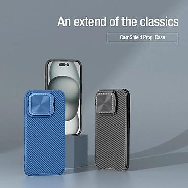 Maske i futrole za telefone: Maska Nillkin CamShield Prop za iPhone 16 Pro 6.3 crna. Uz brzu — 6