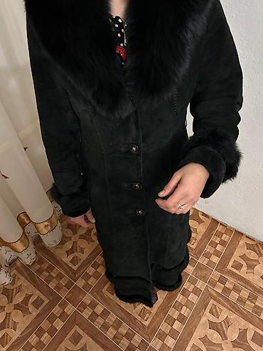 змеиная кожа: Дубленка, Классическая модель, Длинная модель, 4XL — 3