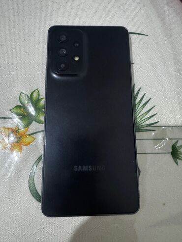 samsung j6: Samsung Galaxy A53, 128 GB, rəng - Qara, Sensor, Barmaq izi, Simsiz şarj