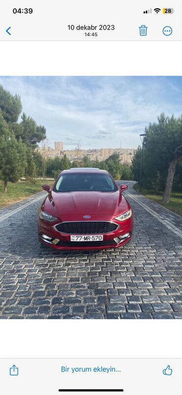 Ford Fusion: 1.5 л | 2017 г. | 18000 км Седан