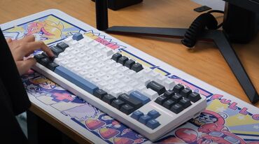 блютуз клавиатура для планшета: Игровая механическая клавиатура dragonfly Vgn V87 Hotswap Rgb