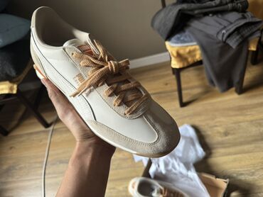кроссовки адидас мужские оригинал кожаные: Мужские кроссовки, 45, Puma, Новый, цвет - Бежевый, Самовывоз, Бесплатная доставка