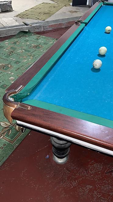 Бильярдные столы: Бильярдный стол -Мраморный 10фут - Размер: полноразмерная игровая — 9