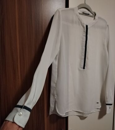 svečane bluze i tunike: Tommy Hilfiger, M (EU 38), Single-colored, color - White