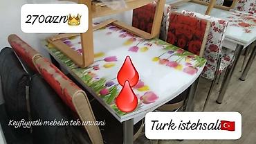 susə stollar: Mətbəx üçün, Yeni, Açılan, 4 stul — 1