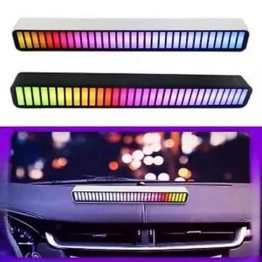 audi a2 tuning: RGB muzički LED ambijentalni svetleći bar sa zvučnim senzorom - — 2