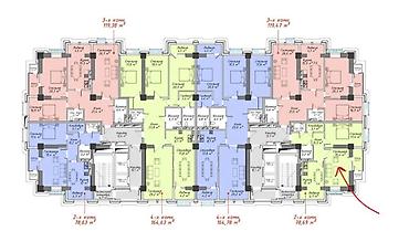 Продажа квартир: 2 комнаты, 79 м², Асанбай мкр Элитка, 12 этаж, ПСО (под самоотделку) — 2