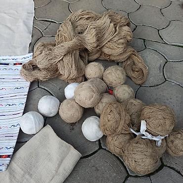 Kuhinjski tekstil: Ručni rad – tekstilni set - Pamučna rustična krpa/ukrasni peškir sa — 6